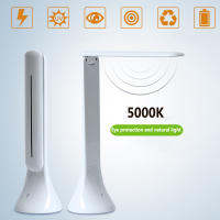 Lámpara De Mesa Portátil LED USB Recargable Plegable Para Lectura Sala De Estar Oficina Computadora Estudio Luz Táctil Para Dormitorio Lado Del Cama - details 7