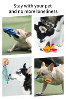 Juguetes De Peluche Para Perros Serie Tropical Marina Calamar/Araña marina/Máscara Squeaky Suaves Adecuados Para Perros Pequeños Y Grandes Entrenamiento De Mascotas - details 8