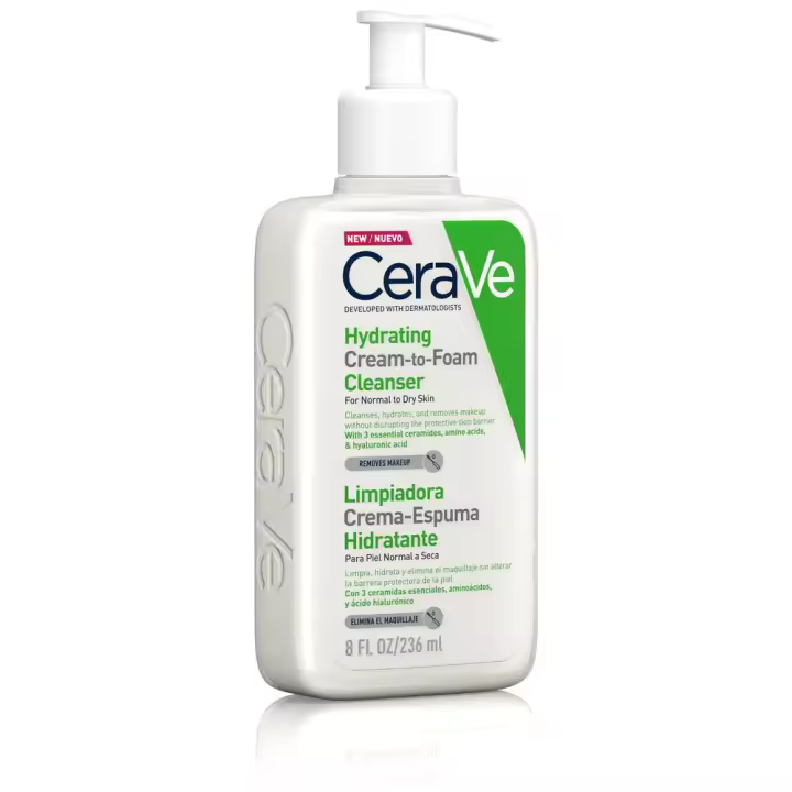 Cerave Limpiador Crema-Espuma Hidratante 236 ml - 1