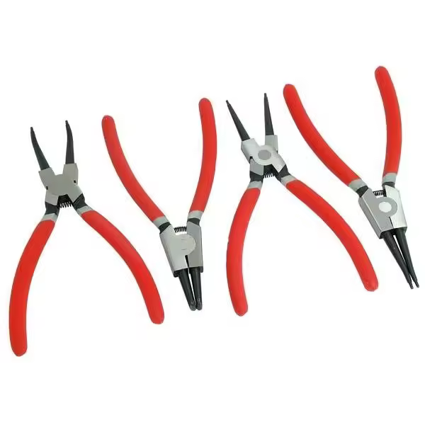 JOMAFA - Juego de alicates circlip seeger grandes 225 y 210 mm, 4 piezas - 9166 - 1