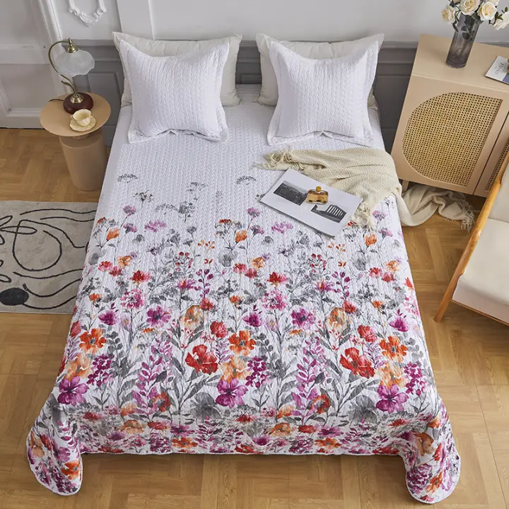 NOVOTEXTIL - Colcha de Verano cama matrimonio . Incluye 2 fundas de cojín 50x50 - 1