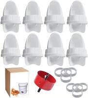 Kit De Dispensador De Alimentos Para Ponedoras De Pollo DIY Rainproof Ahorro De Alimentos Con Porta Alimentos Automático De Gravedad - details 6