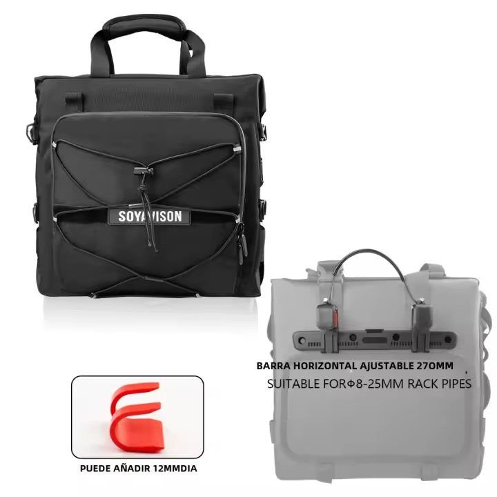 Bolsa De Viaje Para Motocicleta 20L-30L Bolsa De Sillín Universal Impermeable Accesorio De Equipaje Para Motocicleta - 1