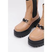 Krack Core EVERLASTING Bota Plataforma Mujer Beige - details 1
