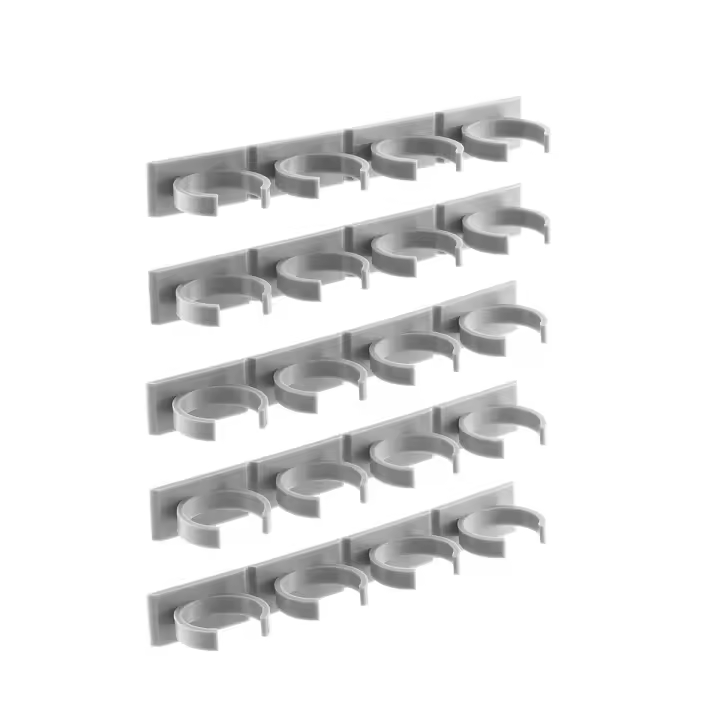 Innovagoods spice rack kitchen organizer, spice racks for kitchen, spice rack, adhesive spice organizer, kitchen organizer, kitchen organizer, gray, for 20 jars - 1