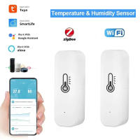 Sensor De Temperatura Y Humedad Zigbee WiFi Tuya Compatible Con Alexa Y Google Assistant Para Hogar Inteligente Medidor Smart Life - details 0