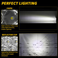 Luz De Trabajo Cuadrada Mini 2.5" Con 7LED Para Jeep JK 4WD Camión Luz De Marca Cross Country Spotlight 4X4 IP65 9V-30V - details 2