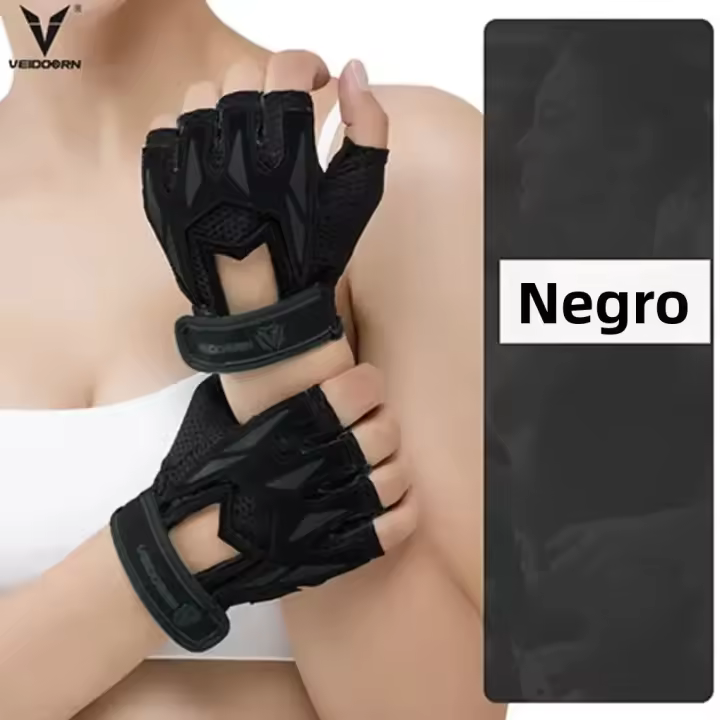 Guantes De Gimnasio Transpirables Para Hombres Y Mujeres 2023 Antideslizantes De Medio Dedo Para Levantamiento De Pesas Y Entrenamiento De Fitness - 1