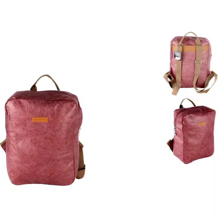 MEJORADA Mochila Mujer Cuadrada Alta Calidad Kraft Papel Impermeable - 1