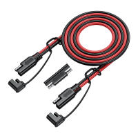 Conector De Desconexión Rápida SAE 2 Pin 12-36V 16AWG Con Fusible Y Enchufe De Terminal Para Auto Moto Cable SAE a SAE Para Solar - details 8