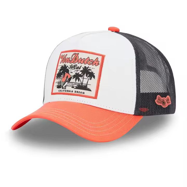 Von Dutch Gorra Surf 8 Blanco,Naranja Adulto - 1