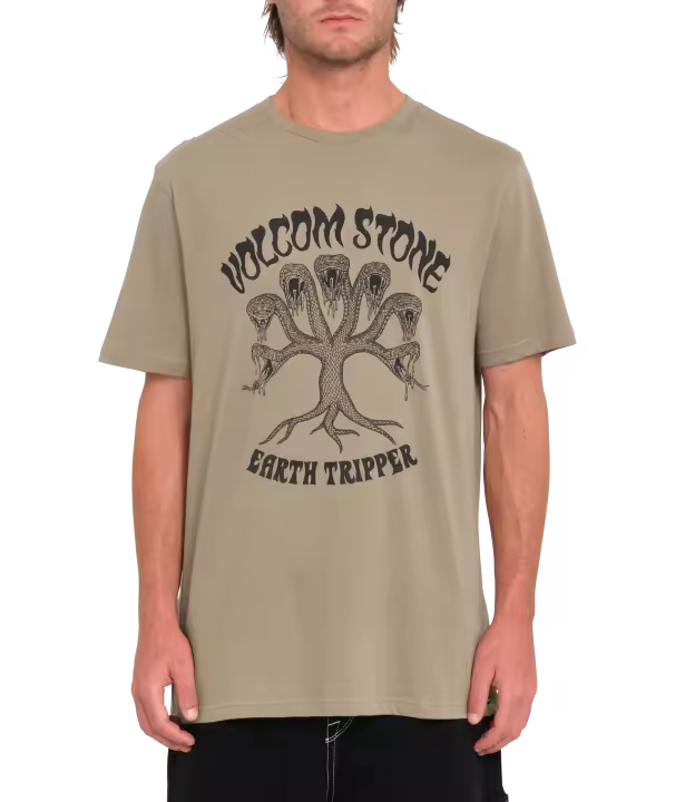 Camiseta de manga corta Volcom Feeding Tree - Teak - 1