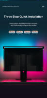 Tira De Luces LED Para Monitor De Computadora RGB Inteligente Control Por App Iluminación De Escritorio Para Juego Y Decoración De Habitación Sin Pilas Incluidas - details 3