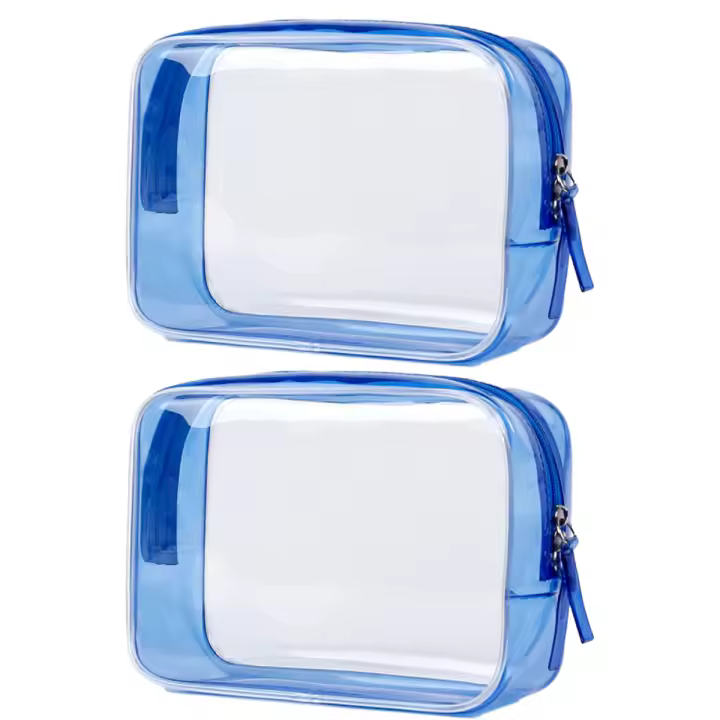 Neceser transparente, bolso tote transparente, bolsas de viaje - 1