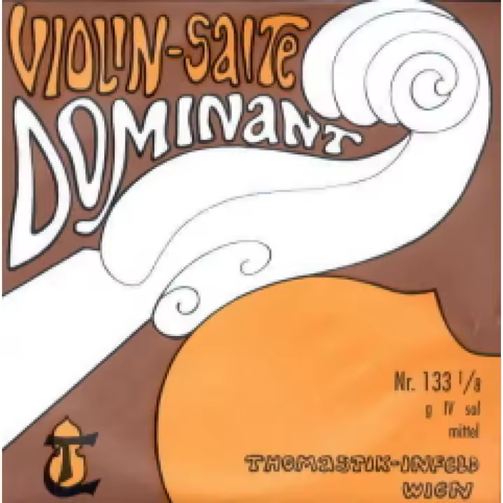 CUERDA VIOLIN-Thomastik (Dominant 133) (Nylon/Plata) 4ª (Sol) Medium Violin 1/8 - 1