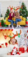 Nueva Decoración Inflable De Cabeza De Ciervo Para Navidad Juguete Modelo Inflable Para Interior Y Exterior Adorno De Jardín Para Fiesta De Año Nuevo - details 2