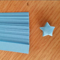 Kit De Papel Para Plegar Estrellas Afortunadas Con Cintas De Colores Manualidades Para Fiestas Y Cumpleaños Decoración De Estrella De Deseos Color Aleatorio - details 8