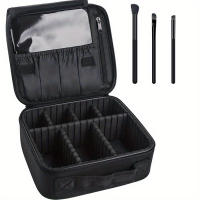 Bolso Cosmético De Viaje Con Partición Ajustable Caja De Almacenamiento Portátil De Maquillaje Bolsa De Almacenamiento Para Cosméticos Material Oxford - details 2