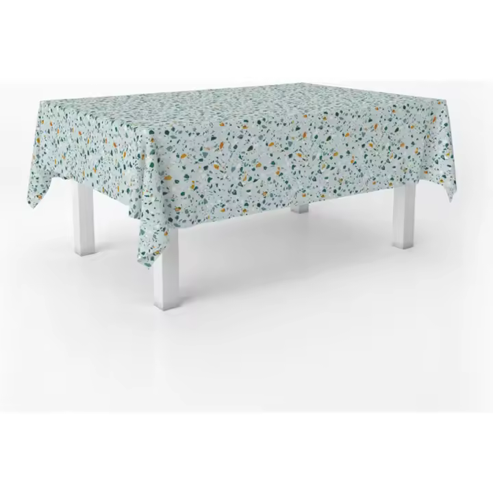 ECOMMERC3  Mantel Hule Mesa Rectangular Tamaño desde 100x140 cm hasta 300x140 cm, Estilo, Durabilidad y Fácil Limpieza para tu Mesa - Mantel Hule Antimanchas e Impermeable - 1
