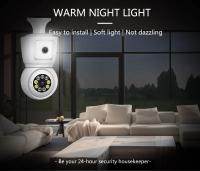Cámara De Seguridad Exterior ICSEE 4K 8MP E27 Bombilla WiFi Con Lente Dual Pantalla Dual Audio Bidireccional Visión Nocturna Color Cámara IP Para Interior Y Exterior - details 4