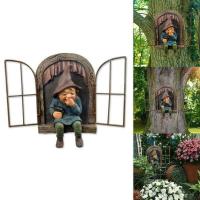 Estatua De Naútico Jardín Gnome En La Puerta Salir Arbol Decoración Hogar Jardín Artículos De Jardín Y Paisajismo - details 5