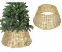 Base de Árbol de Navidad de Mimbre, Pie de Árbol de Navidad, Falda de Árbol de Navidad, Cubre Pie de Árbol, Cesta para Árbol de Navidad, Base de Arbolito de Navidad, Decoración Navideña para Árbol Grande o Pequeño - details 5