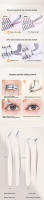 Aguja Para Pestañas De Acero Inoxidable Multifuncional Portátil Para Pestañas Falsas Y Adecuaciones Herramienta De Belleza - details 4