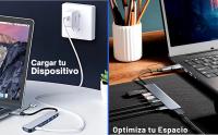 Hub USB C 7 en 1, Marca NFMAXONE Ataptador USB C con 5 USB 3.0 + 2 Tipo C, Carga PD 100W, 5 Puertos USB 3.0, USB C Hub Multipuerto para Portátiles, Compatible PC, Tableta, MacBook Air/Pro, iPad Pro, iPhone 16 Serie - details 6