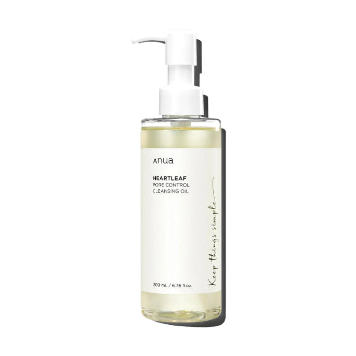 Anua - Aceite limpiador facial Heartleaf Pore Control para doble limpieza, desmaquillante 200 ml — oferta en Miravia