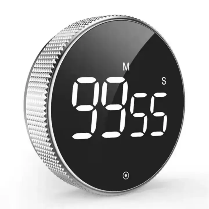 Reloj De Cocina Digital Silencioso Con Timer De Countdown Y Display LED Reloj Electrónico Para Estudio Y Cocina Con Función Self Regulated - 1