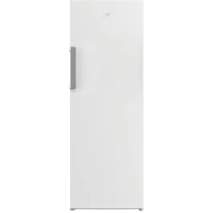 Beko - Congelador vertical RFNE290L41WN de 256 L, clase energética E, tecnología No Frost, 5 cajones + 2 compartimentos con tapa, alto 171 cm x ancho 59 cm, color blanco, para cocina o espacio de almacenaje - 1