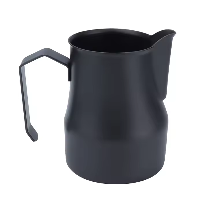 Taza de espuma de acero inoxidable de 450ml, jarra de café Latte Art, jarra de espuma de leche para oficina en casa - 1