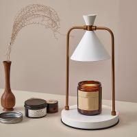 Lámpara De Mesa Decorativa De Vela Lámpara De Aromaterapia Para Derretir Cera Con Vidrio Blanco Moderna Para Dormitorio - details 4