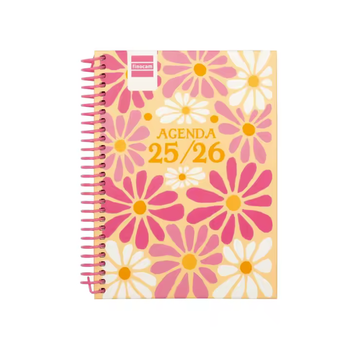 Finocam - Agenda Diva Curso 2025 2026 Spring Septiembre 2025 - Junio 2026 (curso lectivo) + Julio y Agosto resumidos Español - 1