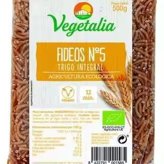 Vegetalia Fideos Trigo Int Nº5 500G - 1
