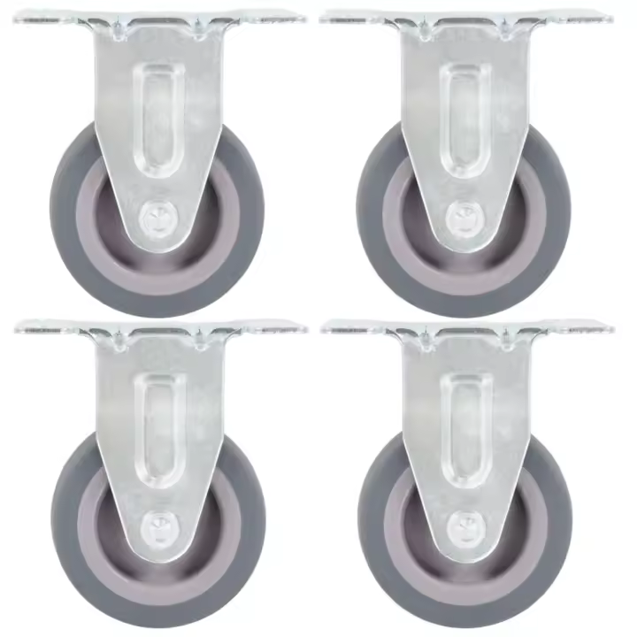 vidaXL Ruedas fijas 8 unidades 50 mm - 1