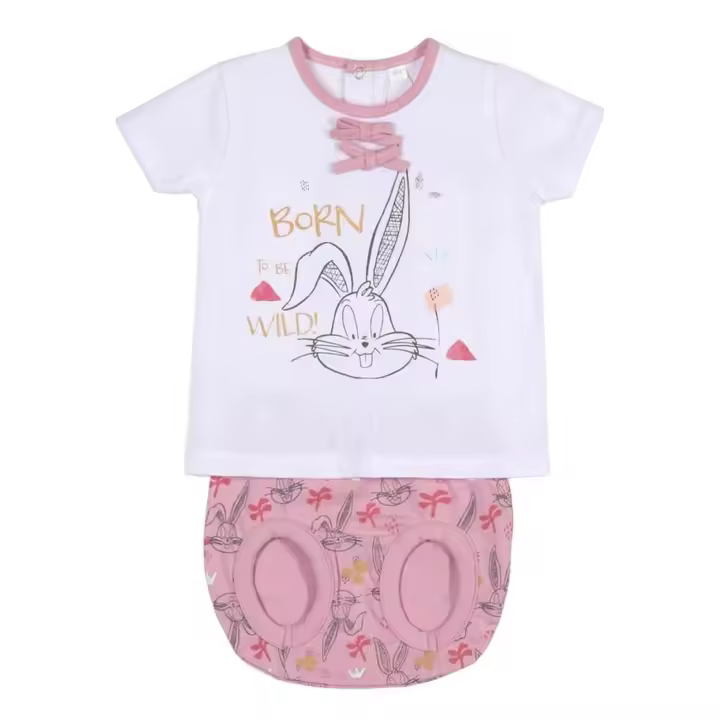 CERDÁ LIFE'S LITTLE MOMENTS Conjunto Bebé Ranita 2 Piezas Looney Tunes 0-6 Meses - 1