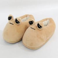 Pantuflas De Algodón Maw Pou Anime De Peluche Kawaii Dibujos Animados Suaves Y Gruesas Antideslizantes Para El Hogar Y Uso Doméstico - details 5