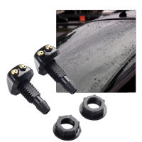 2pcs De Boquillas De Limpiaparabrisas Doble Agujero Para La Mayoría De Los Modelos De Coche Accesorios Ajustables Para Rociado De Agua - details 5