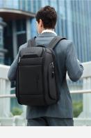 Bolsa De Negocios Multifuncional Impermeable Con Cerradura Antirrobo Transpirable Mochila Con Carga USB Gran Capacidad Para Viajes - details 13