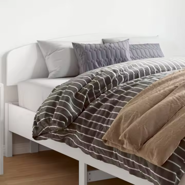 vidaXL Cabecero de cama madera maciza de pino blanco 160 cm - 1