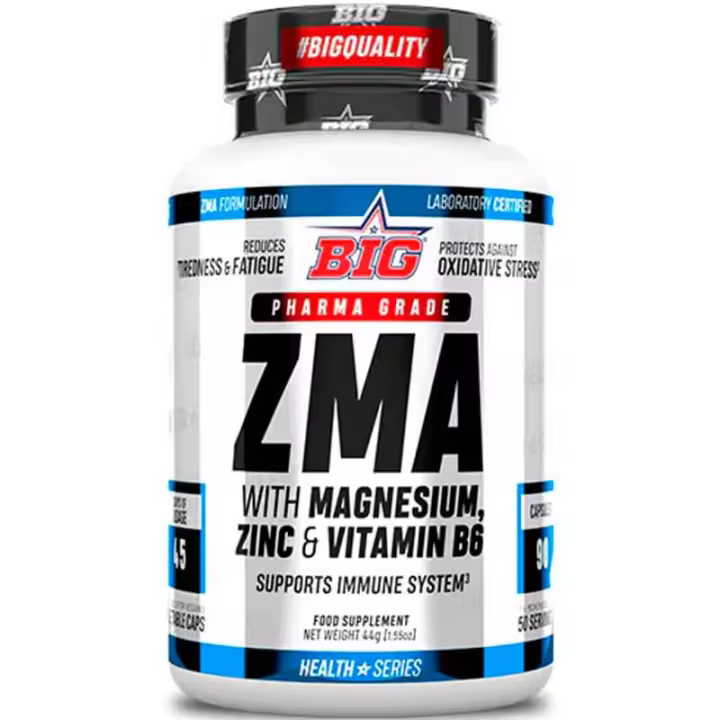 Big Suplementos Nutricionales Grado Farmacéutico ZMA - Mejora Rendimiento Físico - 1
