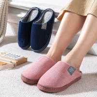 Tufo De Algodón Grueso Para Mujer Y Hombre Pantuflas De Interior Y Exterior Antideslizantes Y Cálidas Con Diseño Lindo Suela Gruesa Pantuflas De Invierno - details 6