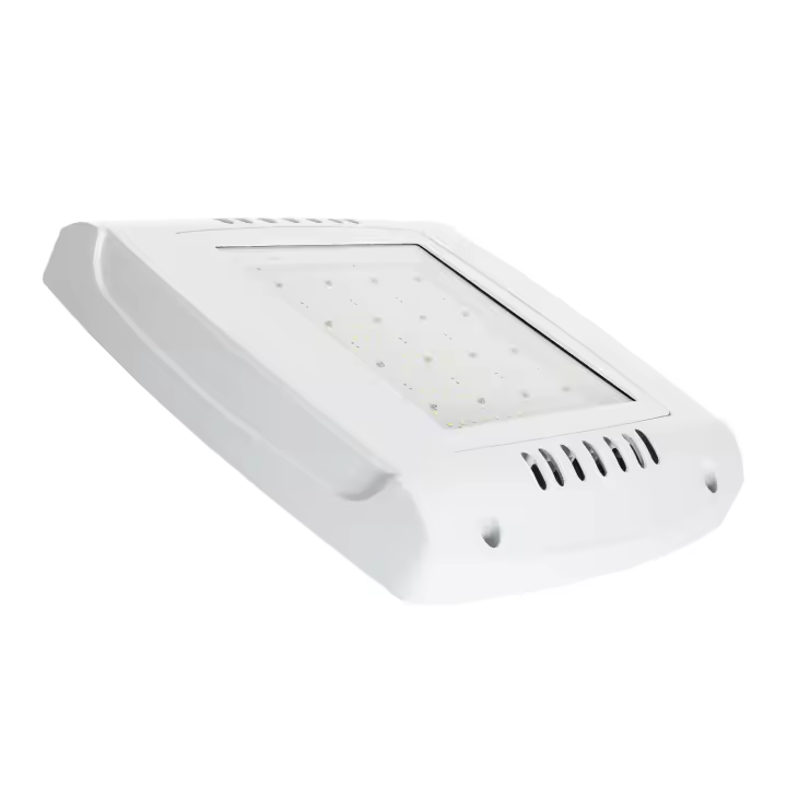 Ledkia Foco LED Canopy Especial Gasolineras 100W LUMILEDS 150lm/W Driver Philips Xitanium Regulable 1-10V 5000K Blanco Frío - 1