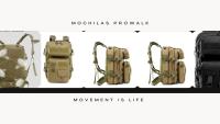 - Mochila de viaje táctica de senderismo y acampada 35 a 40 litros, ideal para actividades de deporte al aire libre, rutas y excursiones , caminos y campo, mochila de aventuras con bolsos delantero extraíble y convertible en bandolera o bolso - details 0