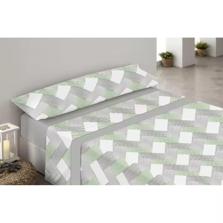 JIMENÉZ HOME®️ ECLIPSE - Juego 3 Piezas Sábanas Verano Microfibra - Sábana Bajera, Encimera y Funda Almohada - Suaves y Elegantes - 1