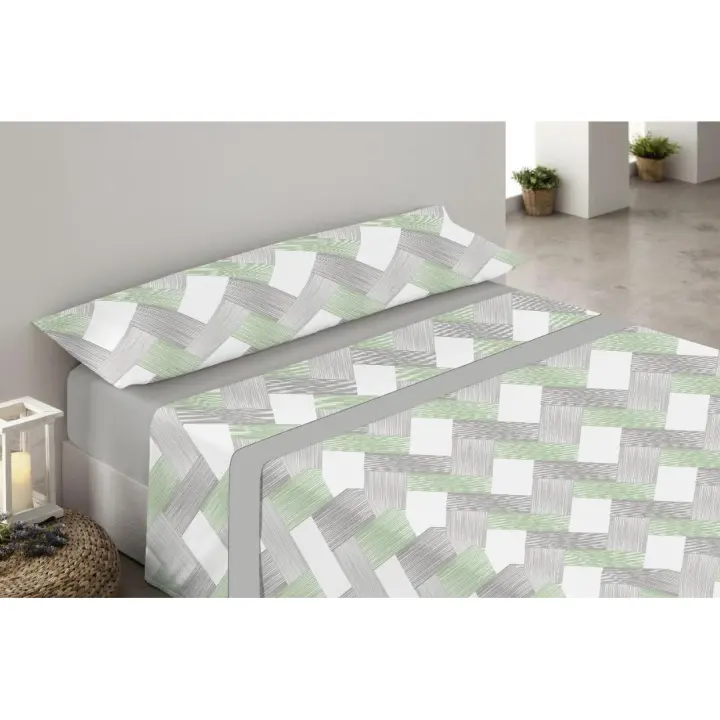 JIMENÉZ HOME®️ ECLIPSE - Juego 3 Piezas Sábanas Verano Microfibra - Sábana Bajera, Encimera y Funda Almohada - Suaves y Elegantes - 1