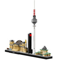 Bloques De Construcción De La Ciudad Berlín 289 Piezas Modelo De Edificios Landmark Juguete De Artesanía Para Adultos - details 0