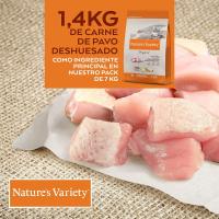 Nature's Variety Original No Grain, Pienso para Gatos Adultos Esterilizados, Sin cereales, con Pavo deshuesado, 7kg - details 2