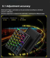 TECLADO MECÁNICO HE30 29 TECLAS MAGNETIC SWITCH TRIGGERS RÁPIDOS GAMER E-SPORTS USB CONECTADO a TRAVÉS DE CABLE Multicolor - details 4